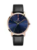 Lucky Fox Nuevo Lujo Ligero Tendencia de Moda Dial de Zorro Reloj de Cuarzo de Cuero Real para Pareja