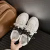 Sapatos estilo alemão sapatos femininos primavera e verão novos malha sola grossa respirável casuais sapatos esportivos sapatos de viagem para estudantes sapatos da moda ins