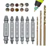 Extractor de Alambre Roto para Tornillo con Cabeza Rota, Extractor Especial de Alambre para Alambre Resbaladizo y Cono de Rosca Inversa, Herramienta de Extracción de Alambre Oxidado