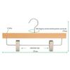 Percha de madera maciza para tienda de ropa, venta al por mayor, percha para pantalones, percha de madera maciza, percha para niños, percha para pantalones, percha antideslizante para adultos