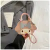 Bolsa de mão de desenho animado anime para menina, bolsa transversal mini laço fofo, nova bolsa de ombro leve e versátil