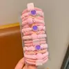 Anillo de Pelo Colorido de Alta Elasticidad para Niñas Cuerda para el Cabello Infantil Nueva Banda de Goma Gruesa Cuerda para la Cola de Cabello de Niña Pequeña