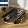 Soporte para Host de Computadora Soporte Base de Chasis Removible con Polea Estante de Almacenamiento Hogar Escritorio Oficina Bandeja