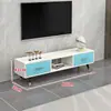 Mesa de Centro Combinada Gabinete de TV Extensível de Chão Madeira Maciça para Casa Apartamento Pequeno Sala de Estar Moderna Simples Pés de Madeira Maciça Gabinete de TV