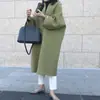 Ropa Femenina Popular de Exportación de Alta Calidad, Nuevo Abrigo Otoño e Invierno 2026, Estilo Elegante para Commuter, Color Sólido, Versión Coreana, Corte Recto Holgado