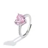 Anillo Popular Transfronterizo Seiko de Tesoro Natural de Color Amor para Mujer, Temperamento de Lujo Ligero, Anillo Abierto de Piedra de Color de Moda al por Mayor