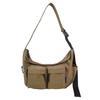 Bolsa Mensageiro Transversal de Trabalho de Estilo Japonês para Homens, Bolsa de Ombro Estudantil Casual Versátil de Grande Capacidade para Mulheres, Bolsa de Tecido para Pendulares