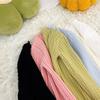 [en stock] suéter de medio cuello alto para niña otoño e invierno 2025 nuevo para niños grandes camisa base de punto con encaje