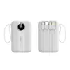 Nuevo Power Bank de Carga Súper Rápida de 22.5W con Grabado de Logo Personalizado, Portátil y Viene con su Propio Cable