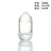Novo frasco de perfume frasco de vidro transparente frasco de spray de imprensa 30ml viagem portátil óleo essencial essência amostra frasco