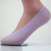 Medias de seda, calcetines náuticos, calcetines invisibles para mujer, primavera y verano, calcetines de mujer de color liso caramelo, calcetines de boca baja, calcetines bajos, embalaje independiente