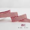 Rollo Grande Cinta de Cuadros Hecho a Mano Diadema DIY Cinta de Moño Flores Empaque de Regalo Cinta de Cuadros Houndstooth Venta al por Mayor