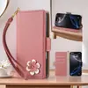 Capa para Celular Factory Adequada para iPhone 17 Pro com Padrão Lichia, Capa Flip para Apple 16/15 com Porta-Cartões, Capa de Couro 13 Atacado