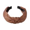 Diadema retro de ala ancha para lavar la cara, diadema para el cabello de copa craneal alta, estilo europeo y americano, simple francés, para salir, accesorios para el cabello de color sólido para mujer, venta al por mayor