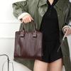 Bolso de mujer de piel auténtica, bolso grande, otoño e invierno 2024, nuevo bolso de mano vintage de piel de vacuno de alta gama y gran capacidad, bolso bandolera, bolso de mujer