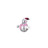 Panjia Liga Acessórios de Decoração Gota de Óleo Série de Natal Boneco de Neve Fofo Brincos DIY Pulseira Pingente