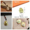 Llavero Colgante de Aleación Hueco de Gato Estilo Chino Accesorio de Metal Adorno de Alta Gama Regalo Decoración