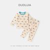 Conjunto de Ropa Interior para Bebés y Niños Pequeños de Dudu, Conjunto de Dos Piezas de Ropa Interior Térmica para Niños de Otoño, Ropa para Niñas de Otoño, Ropa Infantil de Moda