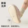 Pantuflas de Algodón Gato Genuinas Otoño/Invierno Más Terciopelo Cálidas Silenciosas Antideslizantes Cómodas Dulces Estilo Fresco Estudiante Hogar Pantuflas de Piel