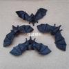 Transfronteiriço 4 Tipos de Morcegos Simulados Pretos de Plástico 3-12cm Acessórios de Halloween Decoração de Local Mini Morcegos