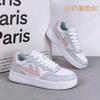 Zapatos Unisex para Pareja Marca Warrior, Tenis Deportivos Casuales Ultraligeros de Suela Suave, Zapatos de Viaje, Zapatos Modernos Versátiles de Estudiante, Tenis Blancos