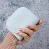 Nueva Cartera Mini Semicircular Linda para Mujer Corta Gran Capacidad Celebridad de Internet Color Sólido Cremallera Versátil Billetera para Monedas Estudiante