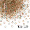 Estrela de cinco pontas furo reto furo vertical estrela pequena esmalte de cor antiga material para fazer grampo de cabelo com borla feito à mão