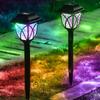 Luces Solares de Exterior Jardín Jardín Decorativas Luces de Jardín Diseño de Hogar Enchufe de Piso Luces de Césped Luces de Inducción Impermeables