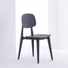 Sillas de comedor engrosadas de colores macarrón, sillas de comedor modernas y minimalistas, taburetes de restaurante, taburetes de tocador, sillas de plástico y sillas para uso doméstico con respaldo