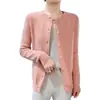 Cárdigan de punto trenzado vintage transfronterizo, abrigo suéter versátil para otoño e invierno, holgado y cómodo, se puede usar como prenda exterior, suministro directo del fabricante