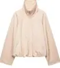 Roupas femininas europeias e americanas transfronteiriças, populares no AliExpress, jaqueta bomber casual de moda estilo francês