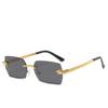 Gafas de sol elegantes y modernas, gafas de sol clásicas de moda con montura grande, gafas de sol para damas, venta al por mayor de fábrica