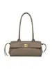 Bolsa baguette estilo Chanel verão 2026 nova com padrão de diamante e textura de lichia, bolsa de mão tipo bowling de couro bovino, bolsa de ombro, bolsa tote