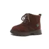 Botas Martin para Niños 2026 Otoño Nuevo Modelo Botas Cortas de Cuero Suave Suela Suave para Niños Botas Versátiles para Exteriores Estilo Británico para Niñas