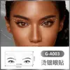 Pegatinas de Tatuaje para Ojos con Foil Dorado Estilo Europeo y Americano Impermeables Resistentes al Sudor de Larga Duración Temporales Maquillaje para Fiestas Pegatinas de Maquillaje Estilo Ins Transfronterizo