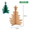 Regalo de jardín de infantes, casa de galletas navideñas, decoraciones para niños, bolsa de material de bricolaje hecha a mano, cabaña casera luminosa