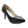 Tacones Altos de Punta Fina, Zapatos de Mujer Talla Grande 40-46, Zapatos de Salón Lisos de Color Sólido Profesionales, Zapatos de Mujer de Boca Baja Primavera 909-1