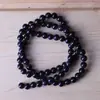 Cuentas de piedra arenisca azul de cristal natural semiacabadas, cuentas de piedra de pino azul, accesorios de joyería DIY al por mayor