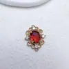 Cobre Folheado a Ouro Zircônia Micro-Pavimentada Pingente Duplo Vazado Acessórios de Joias DIY Pulseira Brincos Material Artesanal Pingente