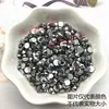 Pedrería de color SS30 de fondo plano 6.5 mm redonda de color mixto para decoración de uñas, decoración de fundas de teléfono, kit de material DIY, cadena de hierro