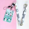 Porta-Cartão de Estudante Gato Desenho Animado Kuromi Cinnamoroll Lanyard Fofo de Campus Crachá de Identificação Crachá de Trabalho Ic