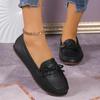 Zapatos de Mujer Casuales Retro Nuevos de Talla Grande Europeos y Americanos Transfronterizos Zapatos Planos Bajos para Mujer Zapatos Planos Slip-On Zapatos Tipo Beanie Transfronterizos