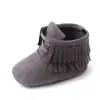 Sapatos de franja com textura fosca multicoloridos para bebês, sola macia, sapatos de bebê para primavera e outono, 0-1 ano, BH2326