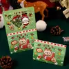 Tarjeta de Felicitación Navideña de Dibujos Animados Creativos Tarjeta de Agradecimiento de Navidad y Año Nuevo Mensaje de Bendición Tarjeta Pequeña Tarjeta de Agradecimiento para Regalo Transfronterizo