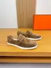 Mocasines de Gamuza Estilo Old Money para Hombre Piel Genuina Hebilla Metálica Slip-On Casual Zapatos Blancos Suministro Transfronterizo