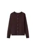 Novedades para Otoño/Invierno 26: Cárdigan de punto sin costuras de 18 puntos 100% lana, chaqueta suéter lavable a máquina 60/2