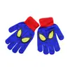 Gorro de Punto para Niños de Spider-Man, Guantes Cálidos, Conjunto Nuevo de Tres Piezas para Niños, Protección para Manos de Dibujos Animados Marvel, 6-12 Años