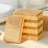 Tapete Esponja Limpiadora de Pulpa de Madera para Lavarse las Manos en el Lavabo del Baño, Almohadilla Absorbente con Bordes Estrechos de Algodón para Evitar Salpicaduras en la Encimera del Lavabo de la Cocina