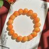 Pulseira de raiz de Bodhi esculpida em uva roxa para homens e mulheres