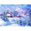 Pintura com diamantes DIY paisagem strass ponto cruz pintura decorativa diamante completo transfronteiriço exclusivo para vendas diretas de fábrica